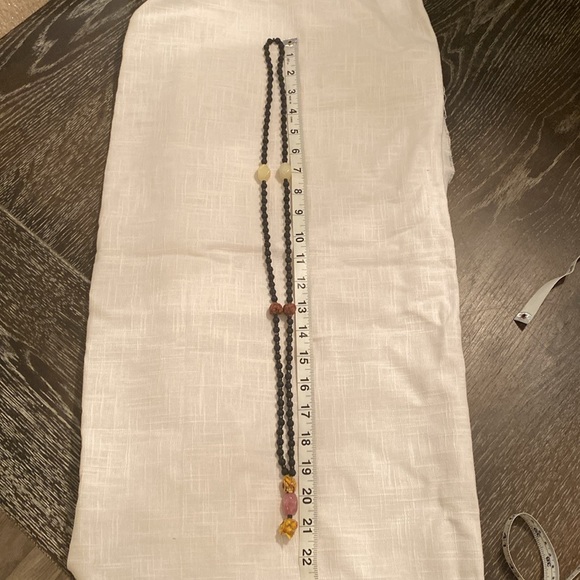 Handmade Meditation Necklace with Handmade Dried Flower Beads by Me 🫶 - Picture 5 of 6